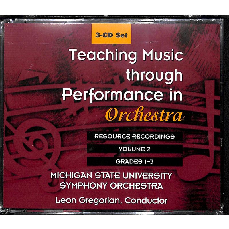 Titelbild für GIA -CD615 - Teaching music through performance in orchestra 2
