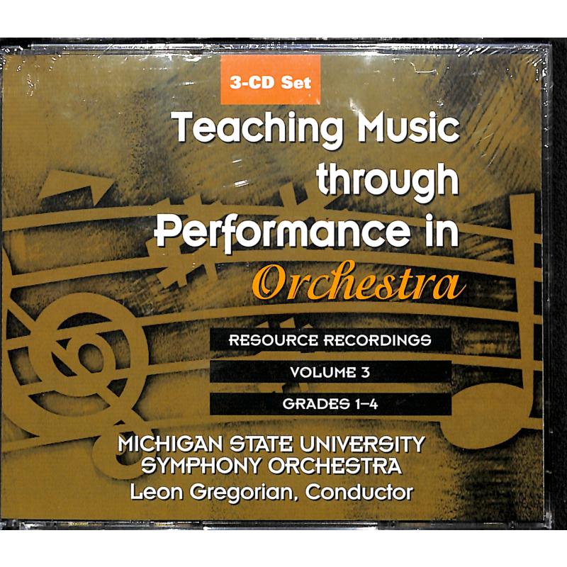 Titelbild für GIA -CD751 - Teaching music through performance in orchestra 3