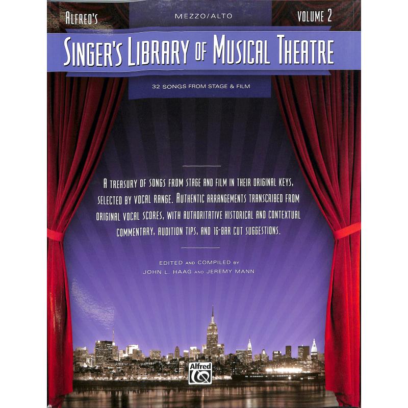 Titelbild für ALF 29007 - Singer´s library of musical theatre 2