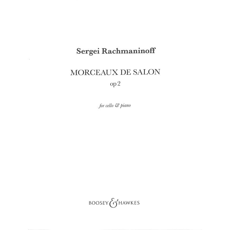 Titelbild für BH 13922 - Morceaux de salon op 2