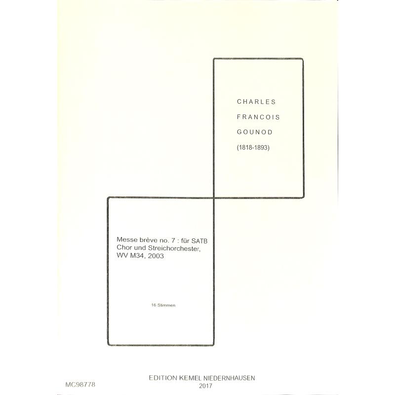 Titelbild für KEMEL 98778 - Messe breve 7