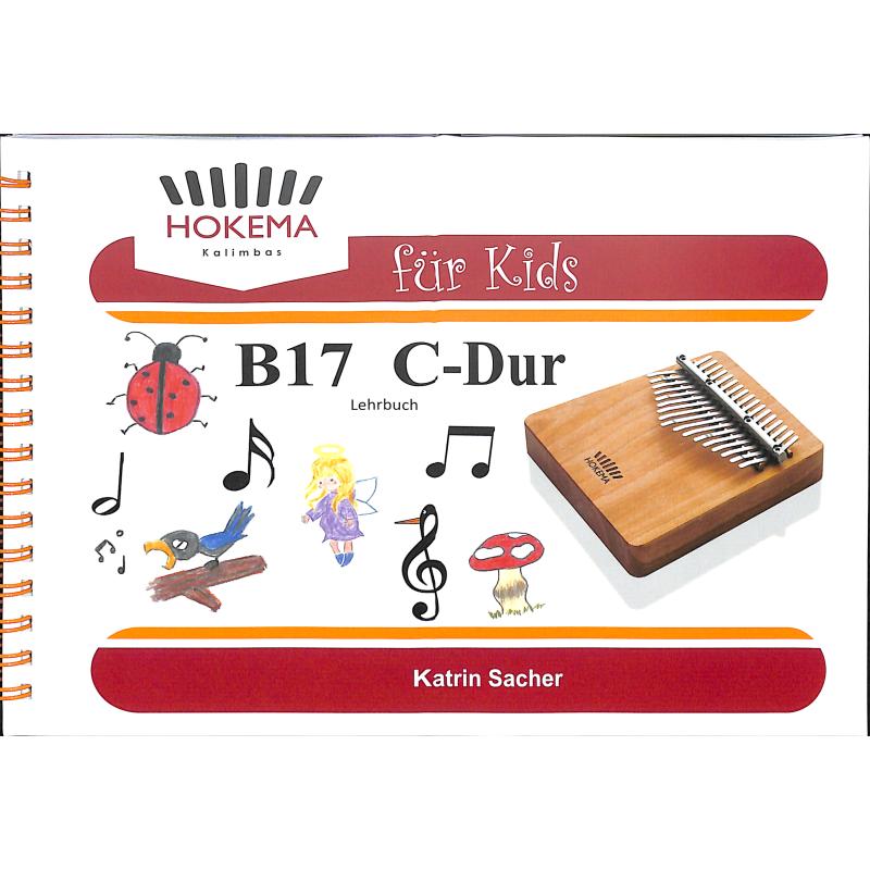Titelbild für HOKEMA 12LFKB17 - Lehrbuch für Kids - B 17 C-Dur orange