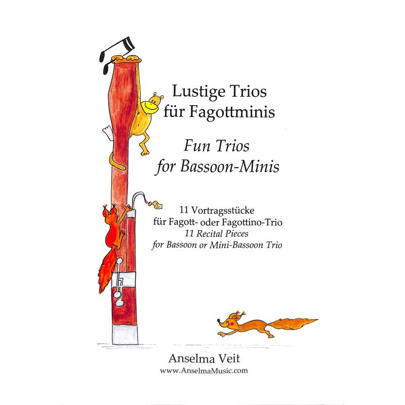 Titelbild für ANSELMA 132 - Lustige Trios für Fagottminis