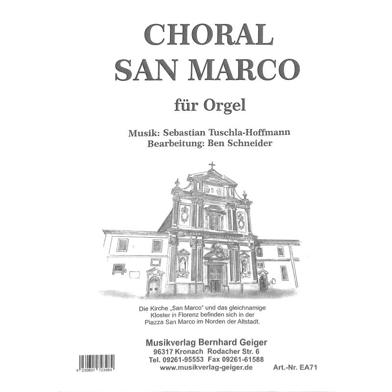 Titelbild für GEIGER -EA71 - Choral San Marco
