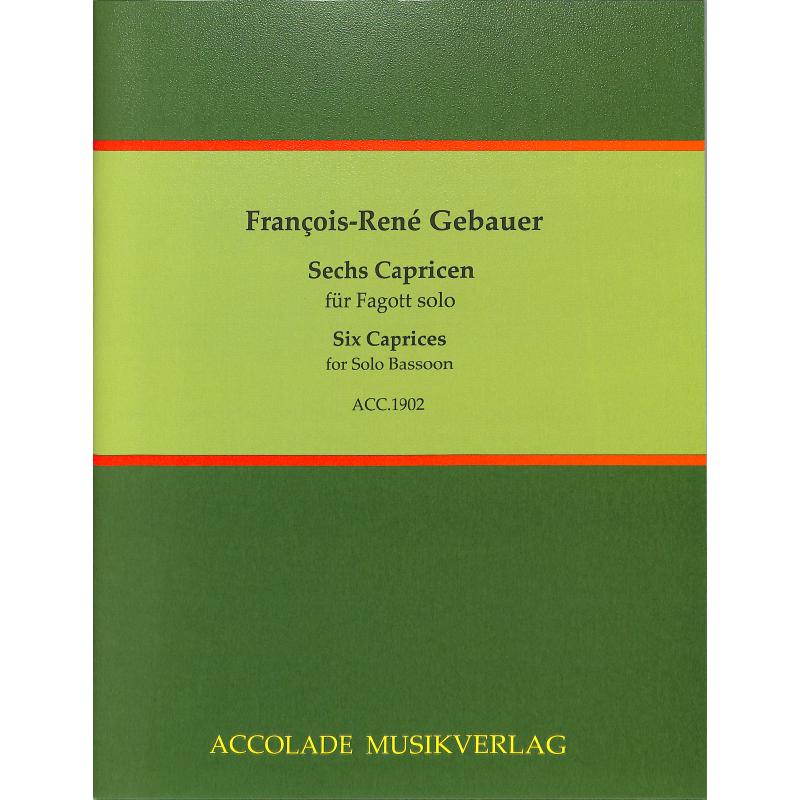 Titelbild für ACCOLADE 1902 - 6 Capricen