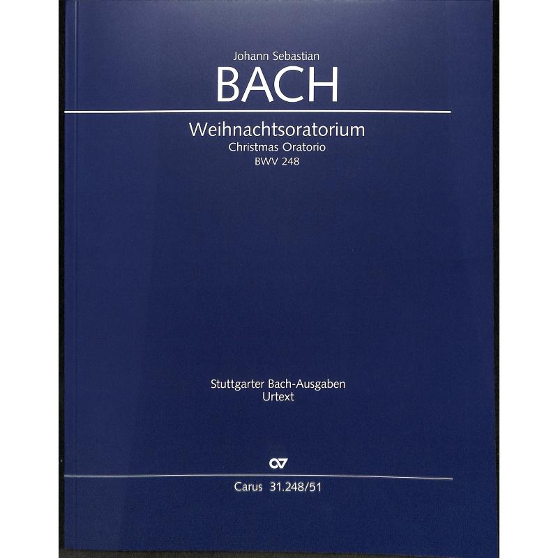 Titelbild für CARUS 31248-51 - Weihnachtsoratorium BWV 248 Teil 1-6