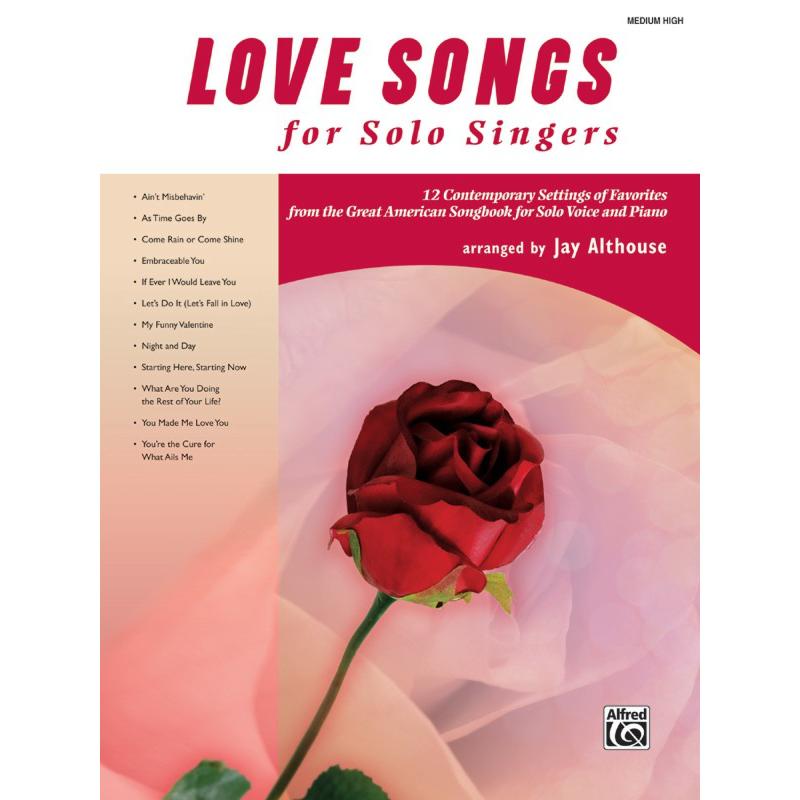 Titelbild für ALF 28862 - Love songs for solo singers - medium high