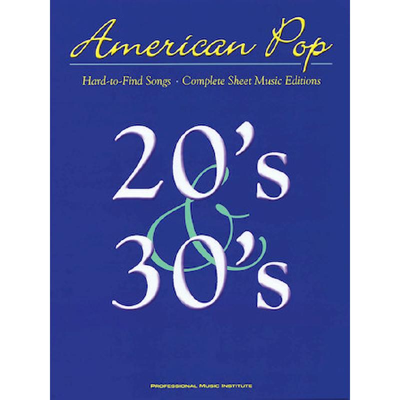 Titelbild für HL 1390 - American pop - Hard to find songs 20's + 30's