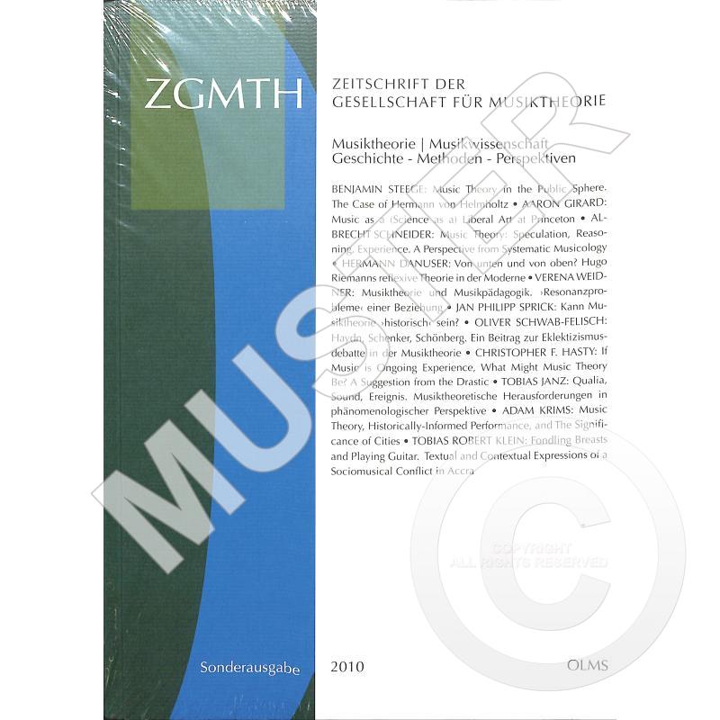 Titelbild für 978-3-487-14707-9 - Musiktheorie Musikwissenschaft | ZGMTN Sonderausgabe 2010