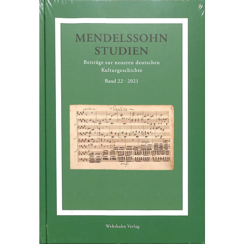 Titelbild für 978-3-86525-871-7 - Mendelssohn Studien 22