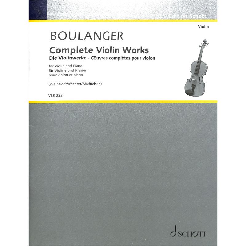 Titelbild für VLB 232 - Violinwerke