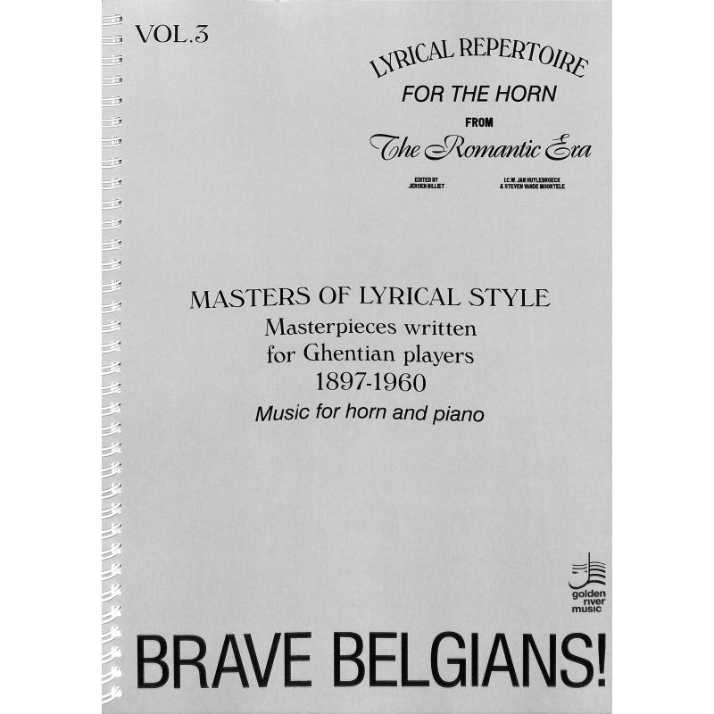 Titelbild für GOLDEN 9003244 - Brave Belgians 3 - Masters of lyrical style