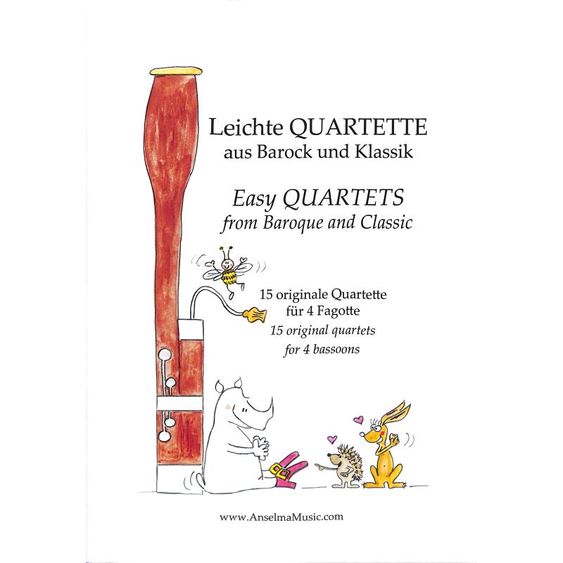 Titelbild für ANSELMA 143 - Leichte Quartette aus Barock + Klassik