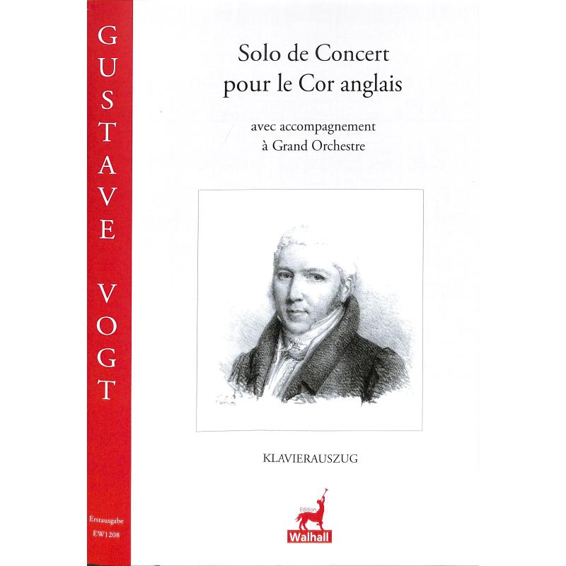 Titelbild für WALHALL 1208 - Solo de Concert pour le Cor anglais