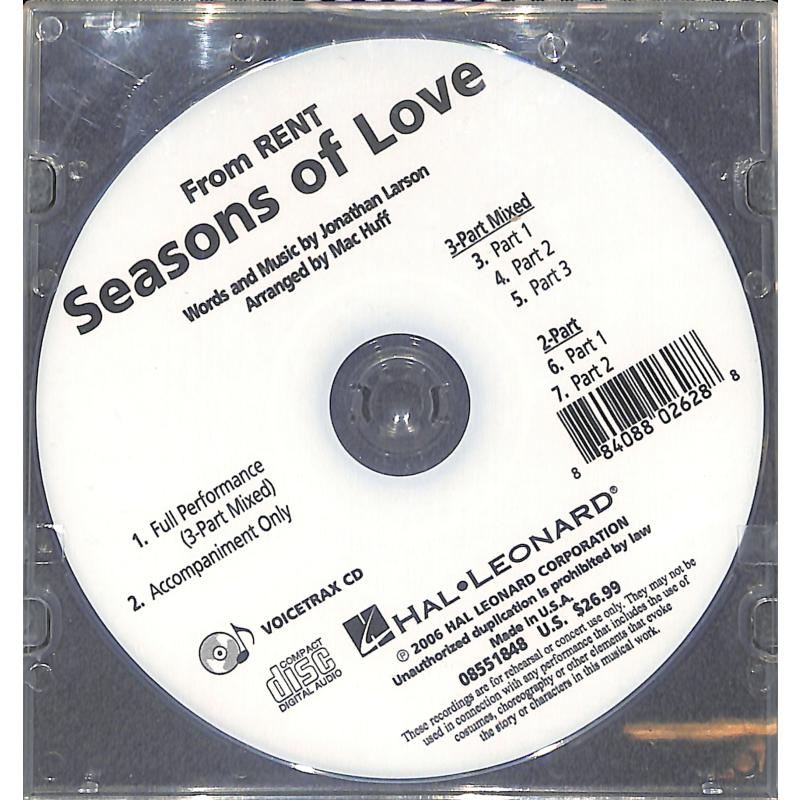 Titelbild für HL 8551848 - Seasons of love (aus Rent)