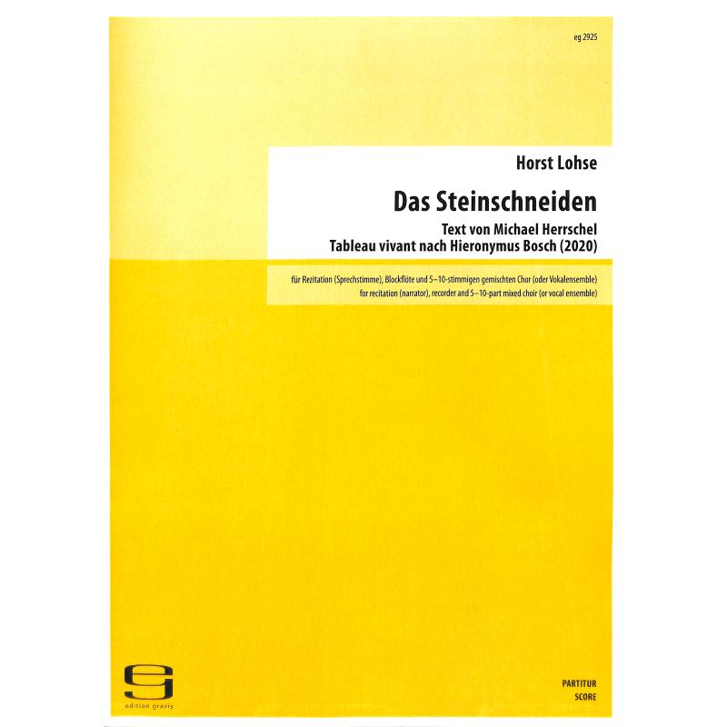 Titelbild für EG 2925 - Das Steinschneiden