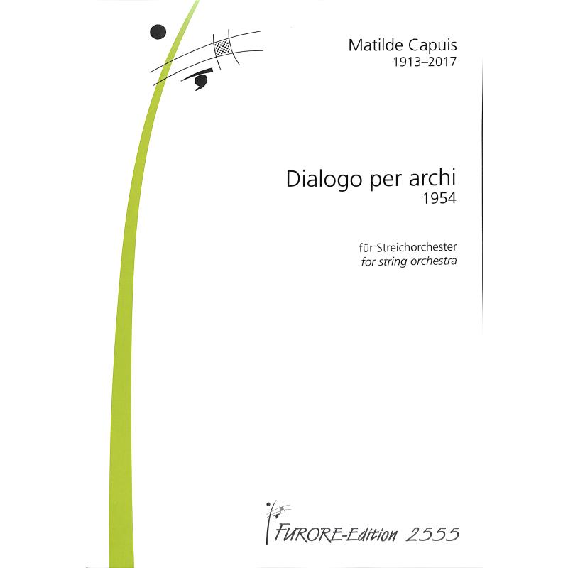 Titelbild für FUE 2555 - Dialogo per archi