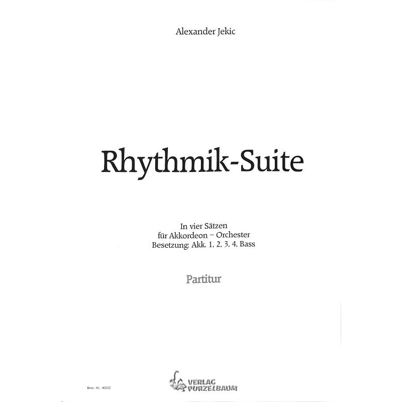 Titelbild für PURZ 40222-P - Rhythmik Suite