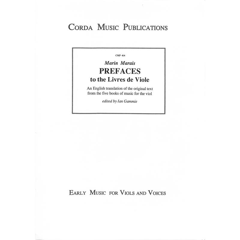 Titelbild für CORDA 414 - Prefaces to the livre