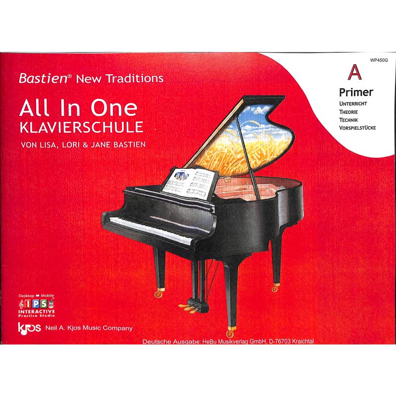 Titelbild für KJOS -WP450G - All in one Klavierschule - Primer A