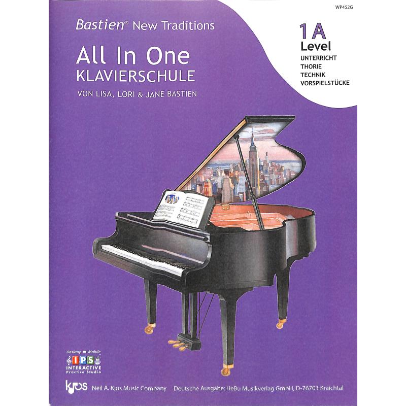 Titelbild für KJOS -WP452G - All in one Klavierschule 1a
