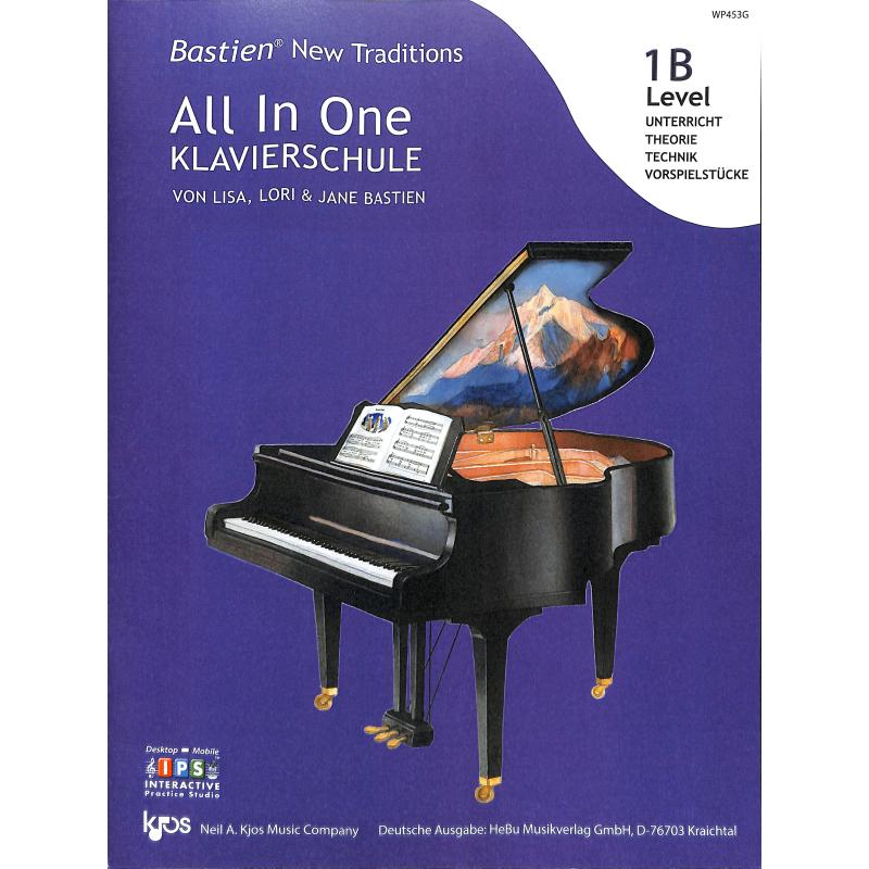 Titelbild für KJOS -WP453G - All in one Klavierschule 1b