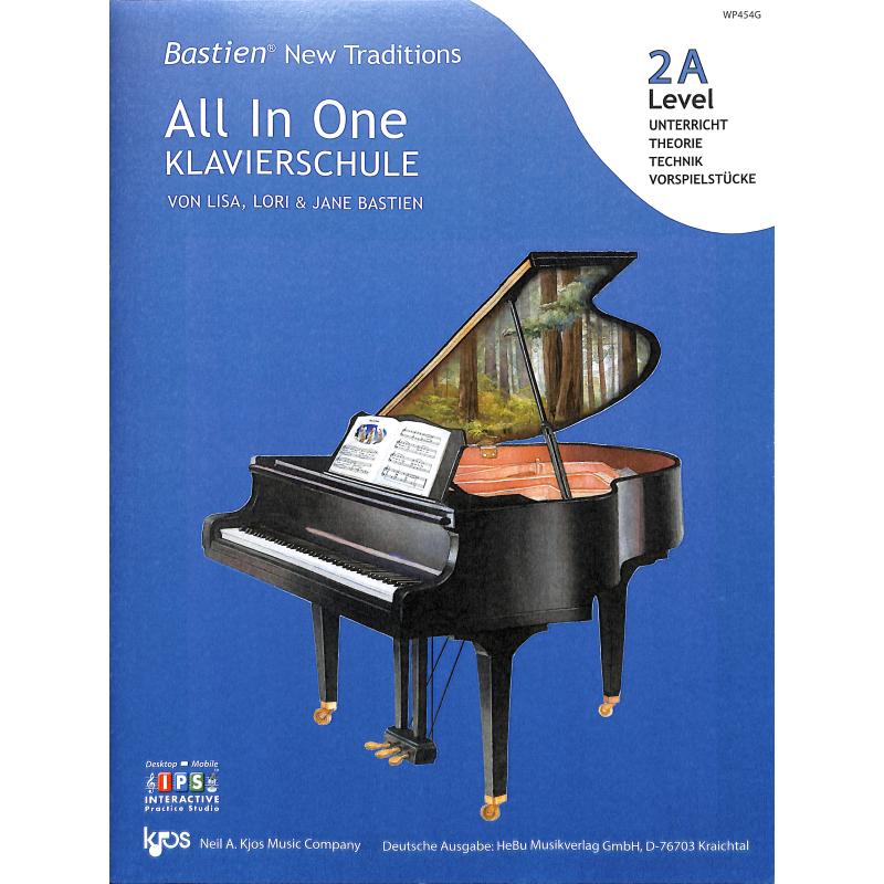 Titelbild für KJOS -WP454G - All in one Klavierschule 2a