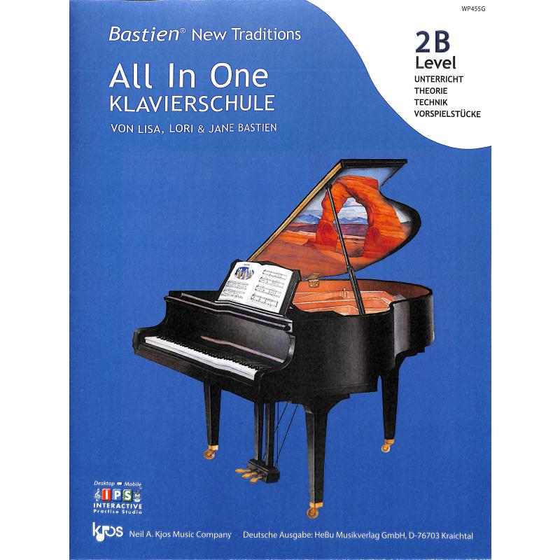 Titelbild für KJOS -WP455G - All in one Klavierschule 2b