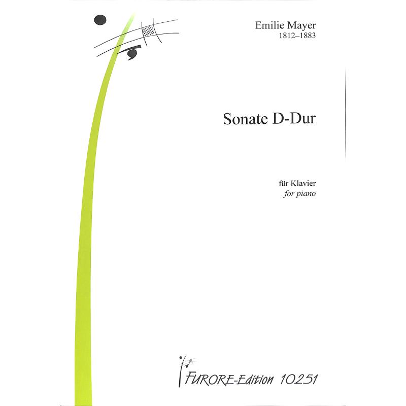 Titelbild für FUE 10251 - Sonate D-Dur
