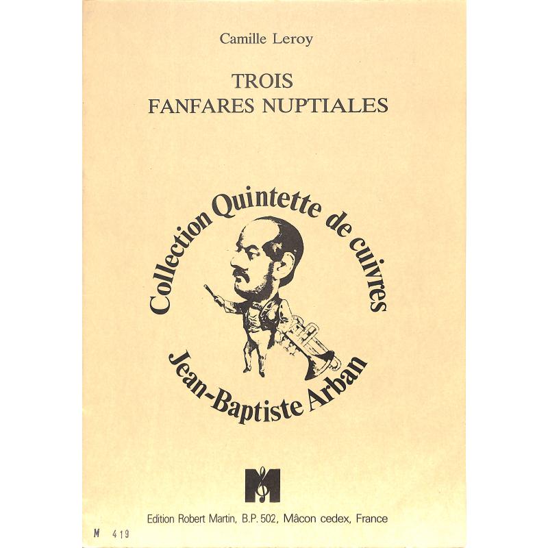 Titelbild für MARTIN 1862 - 3 fanfares nuptiales