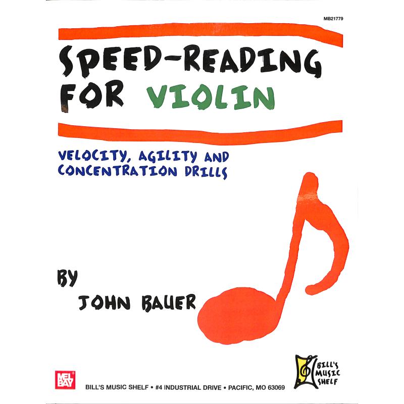 Titelbild für MB 21779 - Speed reading for violin