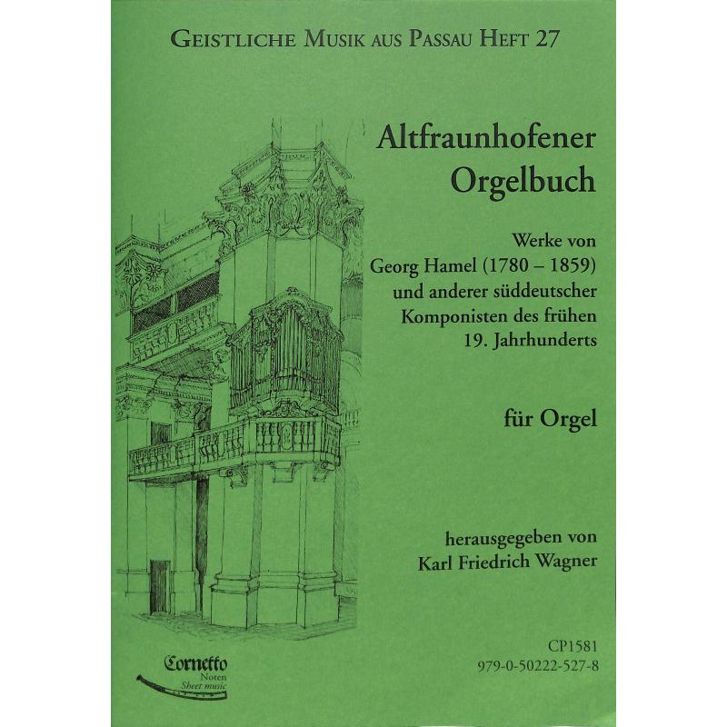 Titelbild für CORNETTO -CP1581 - Altfraunhofener Orgelbuch