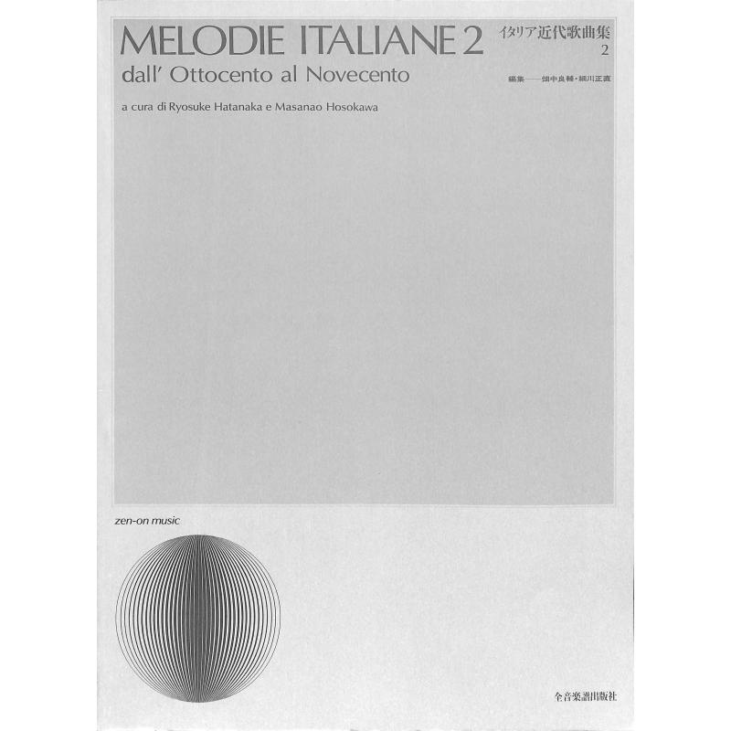 Titelbild für ZENON 5001071 - Melodie italiane dall' ottocento al novecento 2
