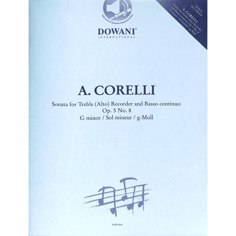 Titelbild für DOWANI 2528 - Sonate g-moll op 5/8