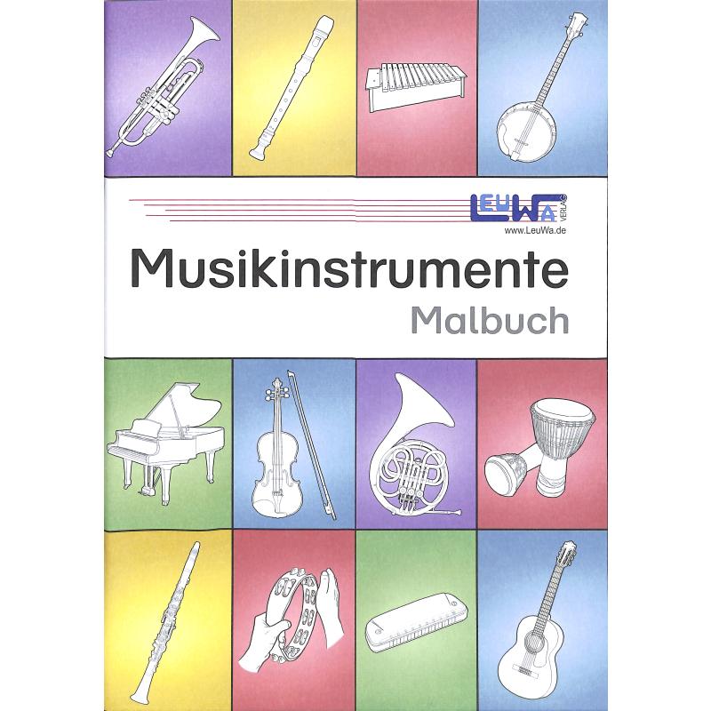 Titelbild für 978-3-940533-76-0 - Musikinstrumente Malbuch