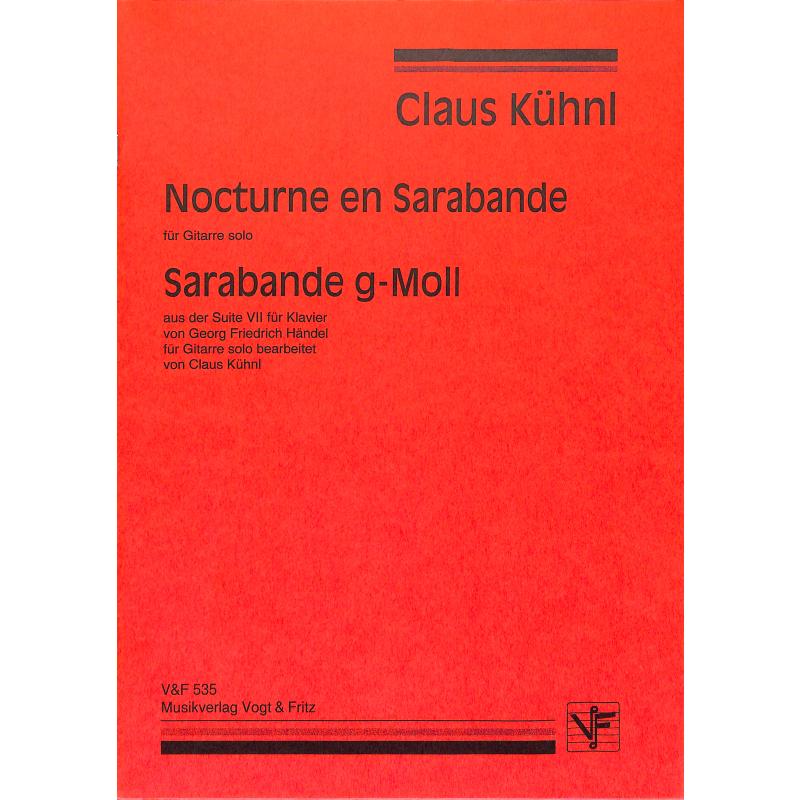 Titelbild für VOGT 535-10 - Nocturne en Sarabande + Sarabande g-moll