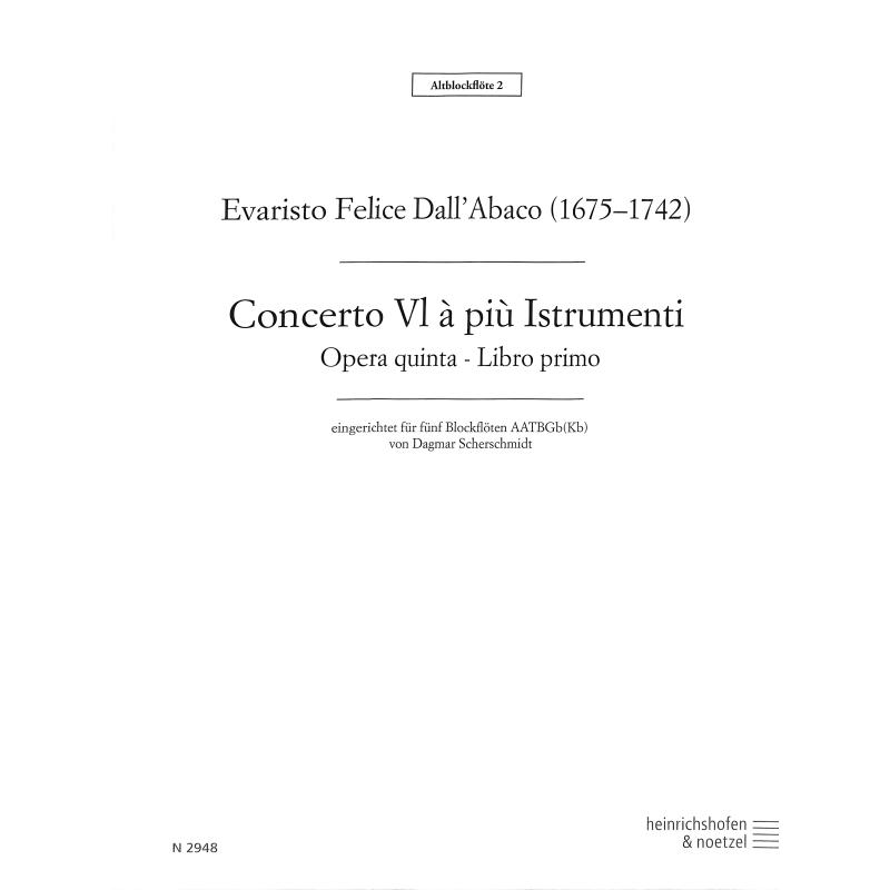 Titelbild für N 2948 - Concerto 6