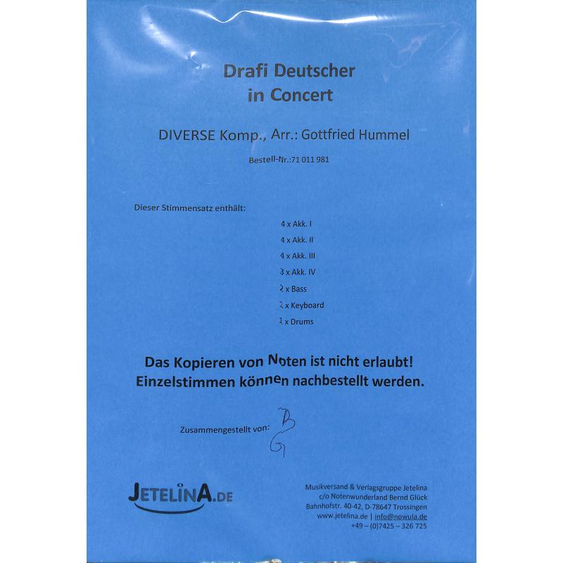 Titelbild für JETELINA 71010981 - Drafi Deutscher in Concert