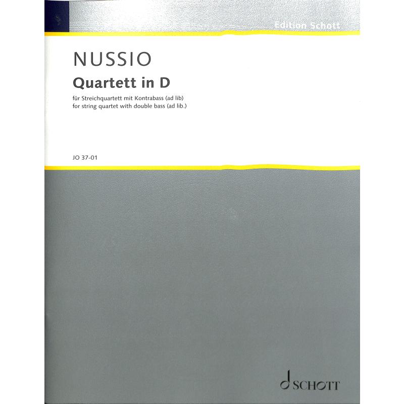 Titelbild für JO 37-01 - Quartett D-Dur