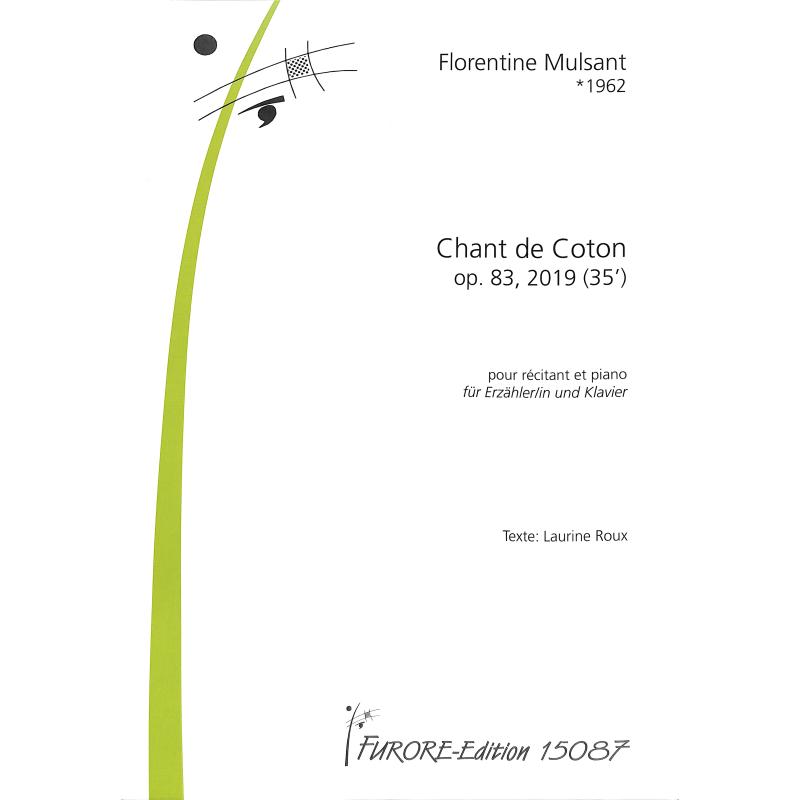Titelbild für FUE 15087 - Chant de Coton op 83