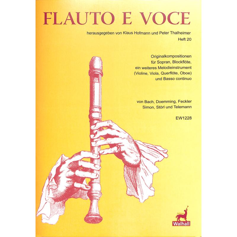 Titelbild für WALHALL 1228 - Flauto e voce 20