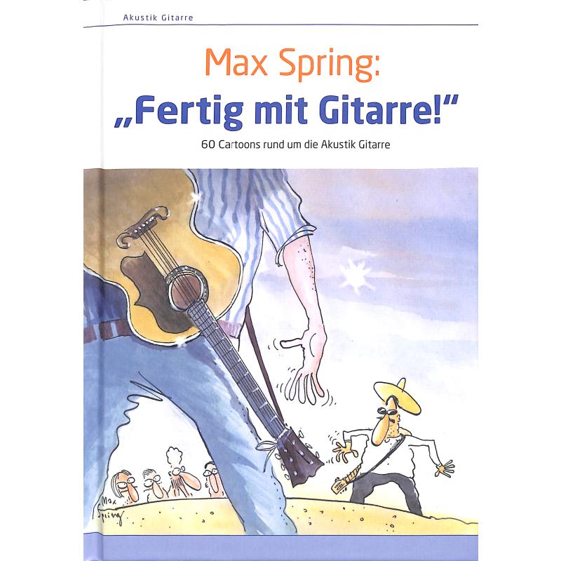 Titelbild für FP 8100 - Fertig mit Gitarre | 60 Cartoons rund um die Akustik Gitarre