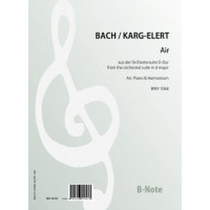 Titelbild für BNOTE -BN18161 - Air (Orchestersuite 3 D-Dur BWV 1068)