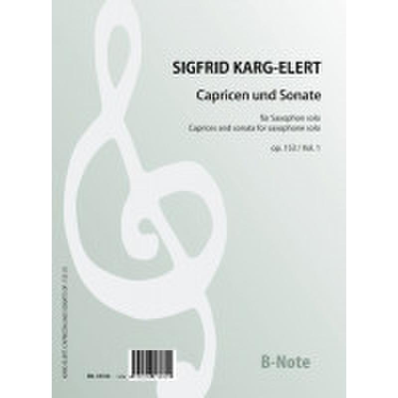 Titelbild für BNOTE -BN18106 - 25 Capricen + Sonate op 153/1