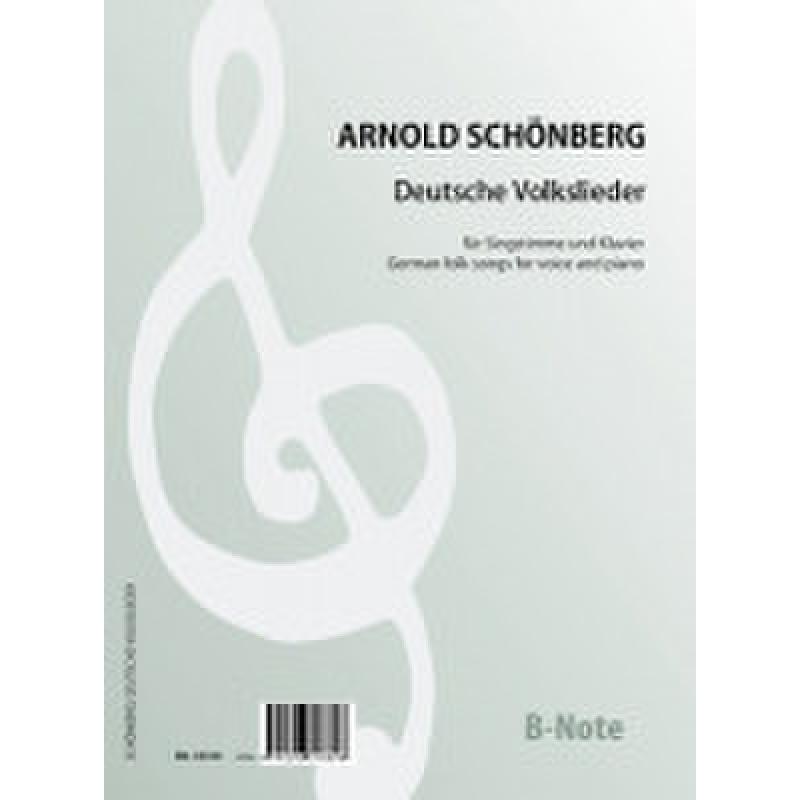 Titelbild für BNOTE -BN18100 - Deutsche Volkslieder