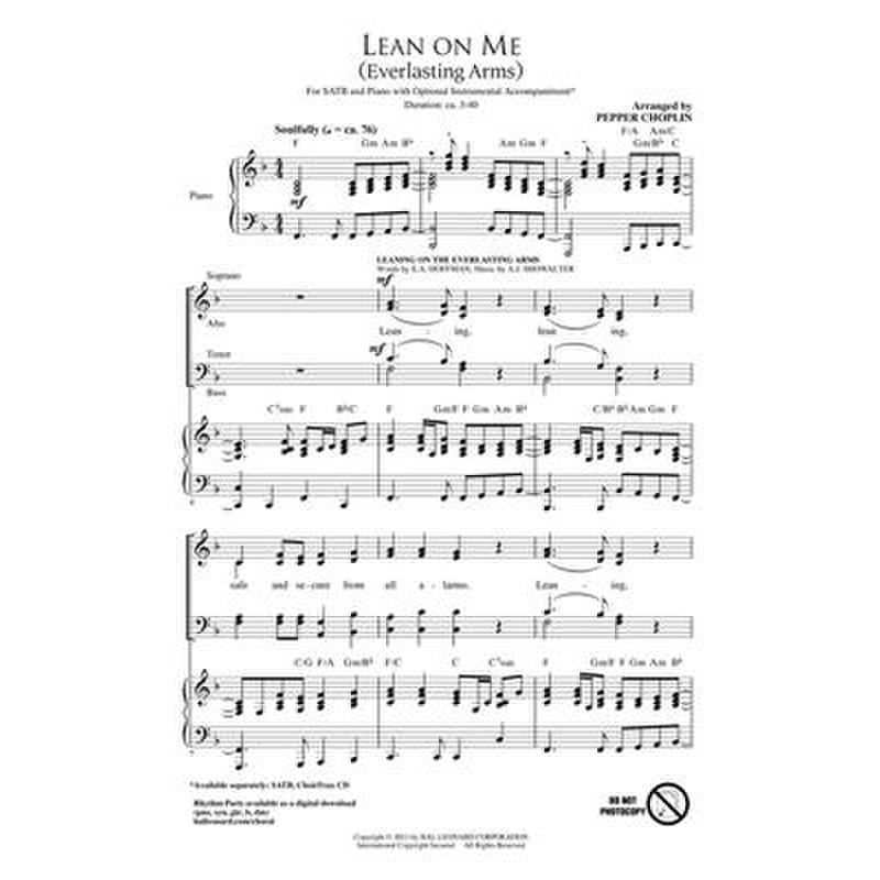 Titelbild für HL 121532 - Lean on me