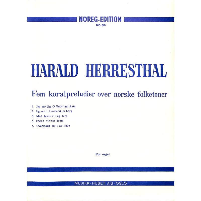 Titelbild für HUSET 2050 - 5 Koralpreludier over norske folketoner