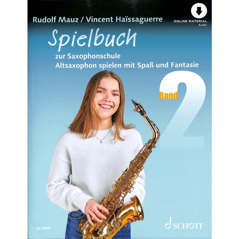 Titelbild für ED 23529 - Saxophonschule 2 - Spielheft