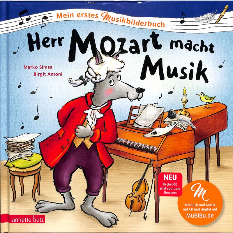 Titelbild für 978-3-219-11970-1 - Herr Mozart macht Musik