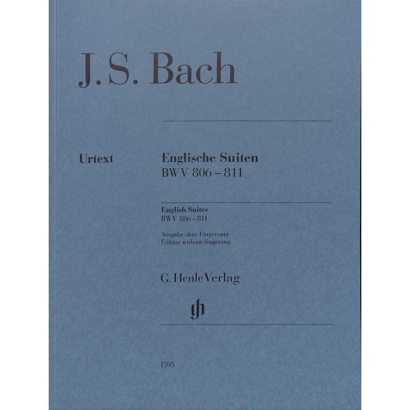 Titelbild für HN 1595 - Englische Suiten BWV 806-811